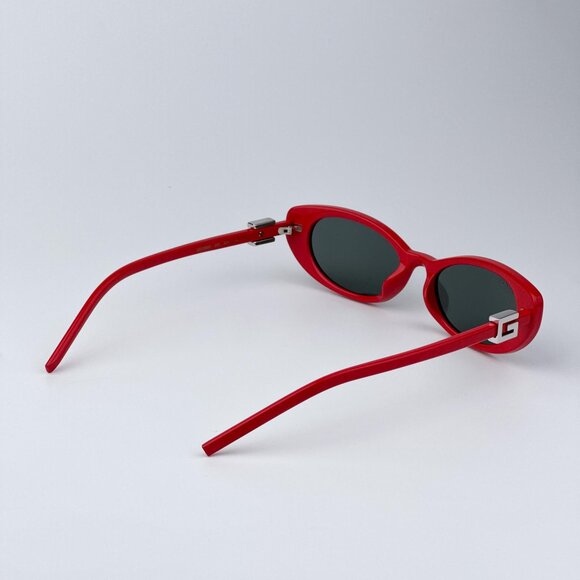 Gucci GG1680S 005 Men BRAND NEW Sunglasses Red Grey Cat Eye - Picture 7 of 12
